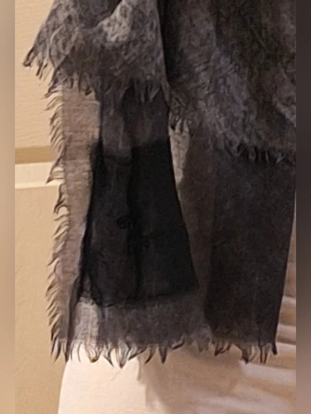 KRISTENSEN DU NORD | Black/Grey Shawl